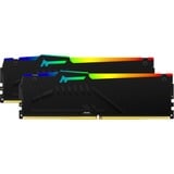 Kingston FURY 32 Go DDR5-5200 Kit, Mémoire vive Noir, KF552C36BBEAK2-32, Beast RGB, XMP, EXPO