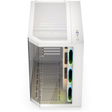 Krux Empero boîtier midi tower Blanc | 2x USB-A | 1x USB-C | RGB | Verre Trempé