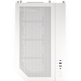 Krux  boîtier midi tower Blanc | 2x USB-A | 1x USB-C | RGB | Verre Trempé
