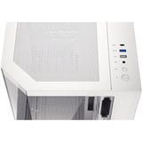 Krux  boîtier midi tower Blanc | 2x USB-A | 1x USB-C | RGB | Verre Trempé