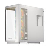Krux  boîtier midi tower Blanc | 2x USB-A | 1x USB-C | RGB | Verre Trempé