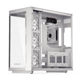 Krux  boîtier midi tower Blanc | 2x USB-A | 1x USB-C | RGB | Verre Trempé