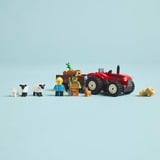 LEGO Ville - Tracteur rouge avec remorque et moutons, Jouets de construction 60461
