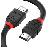 Lindy Câble HDMI 5m 8K60Hz, ligne noire Noir, ligne noire, 5 m, HDMI Type A (Standard), 3 x HDMI Type A (Standard), 48 Gbit/s, Noir
