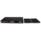 Lindy Extendeur Matrice HDBaseT 4x4 HDMI 4K60 Cat.6 150m, Repartiteur HDMI Noir