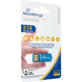 MediaRange USB Nano 8 GB, Clé USB Bleu