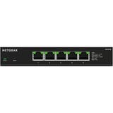 Netgear MS305E Non-géré 2.5G Ethernet (100/1000/2500) Noir, Switch Non-géré, 2.5G Ethernet (100/1000/2500), Full duplex, Montage mural