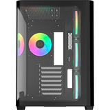 Ocypus Iota C70 Curve ARGB Digital boîtier midi tower Noir | 2x USB-A | 1x USB-C | RGB | Window