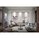 Philips Hue White Ambiance Adore salle de bain spot encastrable et à poser (lot de 3), Lumière LED Argent