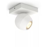 Philips Hue White Ambiance Buckram Einzelspot, Lampe Blanc