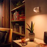 Philips Hue White Ambiance Buckram Einzelspot, Lampe Blanc