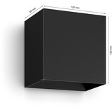 Philips Hue White & Color Ambiance Resonate Applique murale, Lumière LED Noir