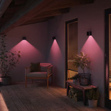 Philips Hue White & Color Ambiance Resonate Applique murale, Lumière LED Noir