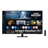 Samsung M7 M70F écran plat de PC 109,2 cm (43") 3840 x 2160 pixels 4K Ultra HD LCD Noir Moniteur Noir, 2x HDMI, 1x USB-C, 3x USB-A, 109,2 cm (43"), 3840 x 2160 pixels, 4K Ultra HD, LCD, 4 ms, Noir