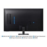 Samsung M7 M70F écran plat de PC 109,2 cm (43") 3840 x 2160 pixels 4K Ultra HD LCD Noir Moniteur Noir, 2x HDMI, 1x USB-C, 3x USB-A, 109,2 cm (43"), 3840 x 2160 pixels, 4K Ultra HD, LCD, 4 ms, Noir