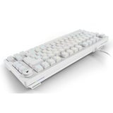 Sharkoon SKILLER SGK25, clavier gaming Blanc, Layout DE, Huano Red
