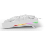 Sharkoon SKILLER SGK25, clavier gaming Blanc, Layout DE, Huano Red