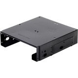 SilverStone SDP10 Cage disque dur, Cadre de montage Noir, Cage disque dur, Acier, Noir, 13,3 cm (5.25"), 148 mm, 152,8 mm, Vente au détail