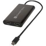 Sonnet Adaptateur USB-C vers double HDMI 4K 60Hz, Station d'accueil 