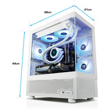 Thermaltake PC-000091-DE, PC gaming Blanc