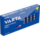 Varta Industrial LR03 Batterie à usage unique AAA Alcaline Batterie à usage unique, AAA, Alcaline, 1,5 V, Bleu, CE