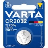 Varta -CR2032 Piles domestiques, Batterie Batterie à usage unique, CR2032, Lithium, 3 V, 1 pièce(s), 220 mAh