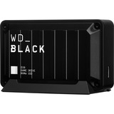 WD WD_BLACK D30 2000 Go Noir, SSD Noir, 2000 Go, USB Type-C, 3.2 Gen 2 (3.1 Gen 2), Noir