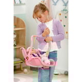ZAPF Creation BABY born® Siège bébé rose, Accessoires de poupée rose fuchsia