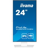 iiyama ProLite XUB2497HSN-W2 écran plat de PC 60,5 cm (23.8") 1920 x 1080 pixels Full HD LED Blanc Moniteur  Blanc (mat), 60,5 cm (23.8"), 1920 x 1080 pixels, Full HD, LED, 1 ms, Blanc