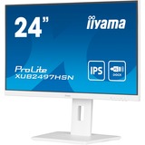 iiyama ProLite XUB2497HSN-W2 écran plat de PC 60,5 cm (23.8") 1920 x 1080 pixels Full HD LED Blanc Moniteur  Blanc (mat), 60,5 cm (23.8"), 1920 x 1080 pixels, Full HD, LED, 1 ms, Blanc