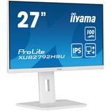 iiyama ProLite XUB2792HSU-W6 LED display 68,6 cm (27") 1920 x 1080 pixels Full HD Blanc Moniteur  Blanc (mat), 68,6 cm (27"), 1920 x 1080 pixels, Full HD, LED, 0,4 ms, Blanc