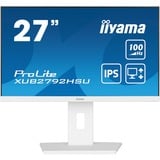 iiyama ProLite XUB2792HSU-W6 écran plat de PC 68,6 cm (27") 1920 x 1080 pixels Full HD LED Blanc Moniteur  Blanc (mat), 68,6 cm (27"), 1920 x 1080 pixels, Full HD, LED, 0,4 ms, Blanc