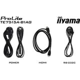 iiyama Prolite TE7515A-B1AG, Affichage public Noir (Mat)