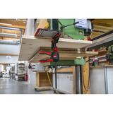 BESSEY 2x serre-joint de table à une main avec poignée pivotante (EZR360-15SET) Noir/Rouge