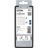 Bosch Coffrets de forets hélicoïdaux à bois, Jeu de mèches de perceuse Perceuse, Mèche à bois, 8 mm, 7,5 cm, Tige hexagonale, Acier inoxydable
