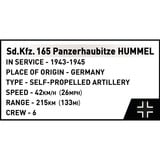 COBI Panzerhaubitze Hummel (Sd.Kfz.165), Jouets de construction 