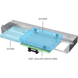 Chieftec DT-10B-300 boîtier mini tower Noir | 3x USB-A | 1x USB-C