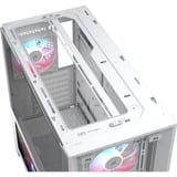 Corsair FRAME 4000D LCD RS ARGB Premium boîtier midi tower Blanc | 3x USB-C | RGB | Verre Trempé