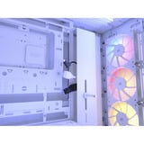 Corsair FRAME 4000D LCD RS ARGB Premium boîtier midi tower Blanc | 3x USB-C | RGB | Verre Trempé
