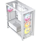 Corsair FRAME 4000D LCD RS ARGB boîtier midi tower Blanc | 3x USB-C | RGB | Verre Trempé