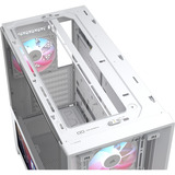 Corsair FRAME 4000D LCD RS ARGB boîtier midi tower Blanc | 3x USB-C | RGB | Verre Trempé