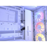 Corsair FRAME 4000D LCD RS ARGB boîtier midi tower Blanc | 3x USB-C | RGB | Verre Trempé