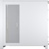 Corsair FRAME 4000D LCD RS ARGB boîtier midi tower Blanc | 3x USB-C | RGB | Verre Trempé