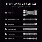 Corsair RM1000x (2024) Reconditionné alimentation modulaire 1000 watt Noir, 4x PCIe