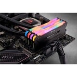 Corsair Vengeance CMW64GX4M4D3600C18 module de mémoire 64 Go 4 x 16 Go DDR4 3600 MHz, Mémoire vive Noir, 64 Go, 4 x 16 Go, DDR4, 3600 MHz