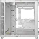 Corsair  boîtier midi tower Blanc | 3x USB-C | RGB | Verre Trempé