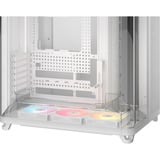 Corsair  boîtier midi tower Blanc | 3x USB-C | RGB | Verre Trempé