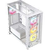 Corsair  boîtier midi tower Blanc | 3x USB-C | RGB | Verre Trempé