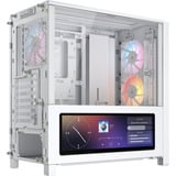 Corsair  boîtier midi tower Blanc | 3x USB-C | RGB | Verre Trempé
