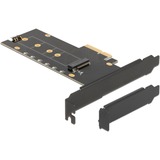 DeLOCK 89013 carte et adaptateur d'interfaces Interne M.2, Carte d'interface PCIe, M.2, Profil bas, PCIe 4.0